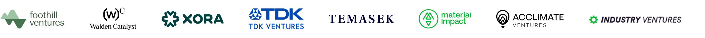 Grid of our investors logos